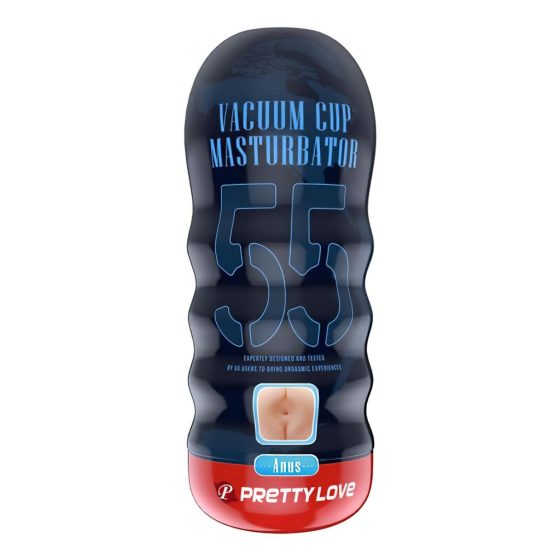 Pretty Love Vacuum Cup - Realistic Butt Masturbator (Natural)