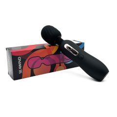   Vibeconnect Myron Wand - rechargeable, warming massager vibrator (black)