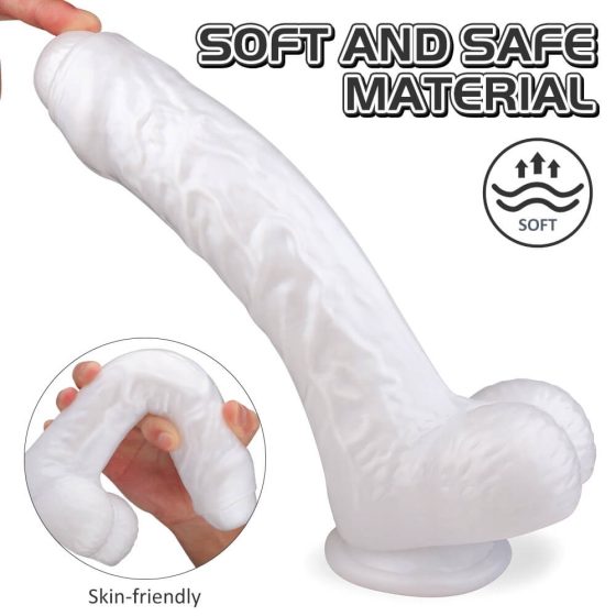 HD Martin - Suction Cup Realistic Dildo (White)