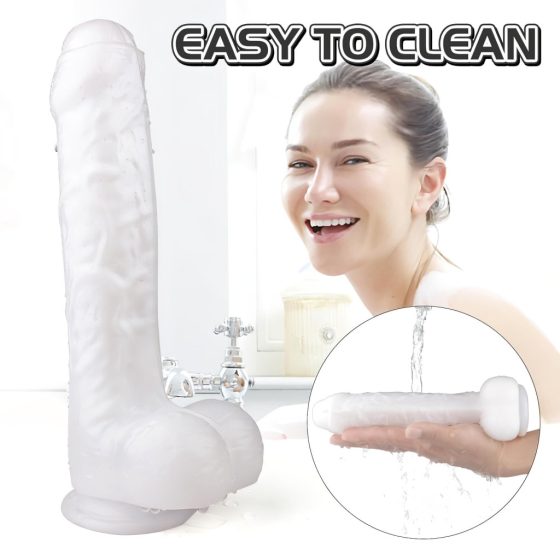 HD Martin - Suction Cup Realistic Dildo (White)