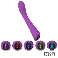 Sunshine HD - Rechargeable Textured G-spot Vibrator (Purple)