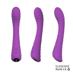 Sunshine HD - Rechargeable Textured G-spot Vibrator (Purple)