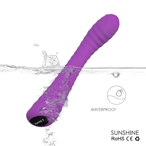 Sunshine HD - Rechargeable Textured G-spot Vibrator (Purple)