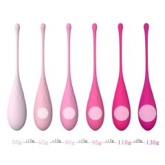 HD Eggs - 6-Piece Kegel Ball Set (Pink)