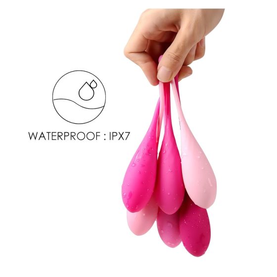 Sex HD Eggs - 6-piece Kegel Ball Set (pink)