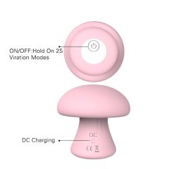 HD Mushroom - Rechargeable Facial Massager (Pink)