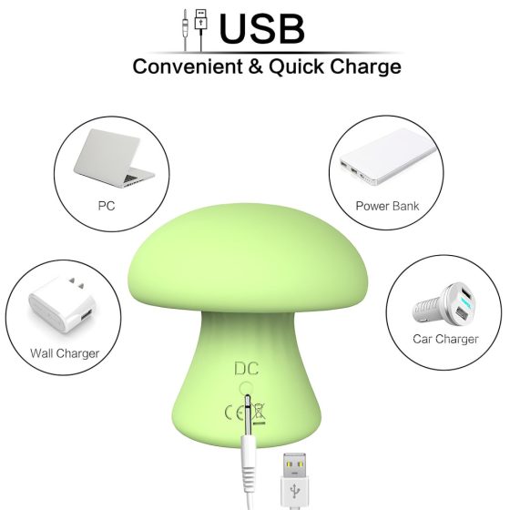 Magic Mushroom - Rechargeable Face Massager (Green)