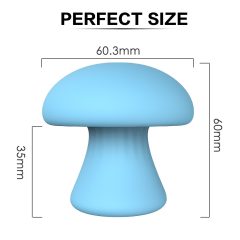 Sex HD Mushroom - rechargeable facial massager (blue)