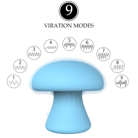 Magic Mushroom - Rechargeable Face Massager (Blue)