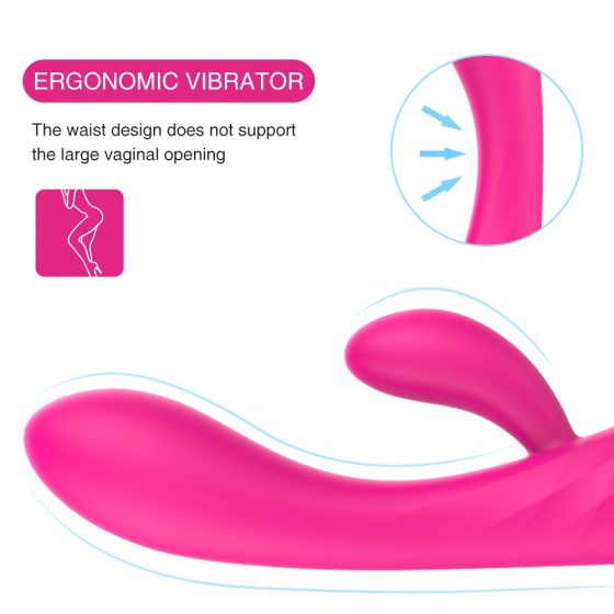 Sex HD Muses - Rechargeable, Waterproof Warming Vibrator (Pink)