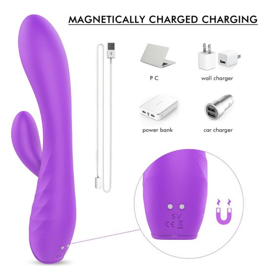 HD Muses Cordless Waterproof Warming Vibrator (Purple)