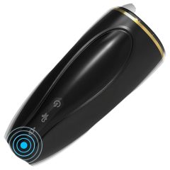   Sex HD Hawk - Rechargeable Vibrating & Suction Masturbator (Black & White)