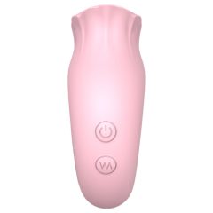 Sex HD French Kiss - Licking Vibrator (Pink)