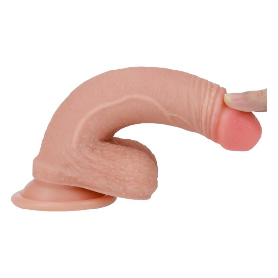 Lovetoy Nature Cock - Dual Layer Realistic Dildo - 18cm (Natural)