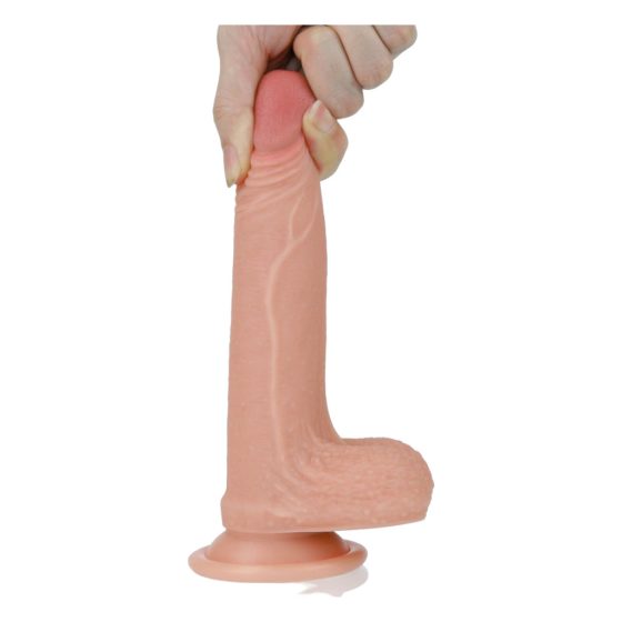 Lovetoy Nature Cock - Dual Layer Realistic Dildo - 18cm (Natural)