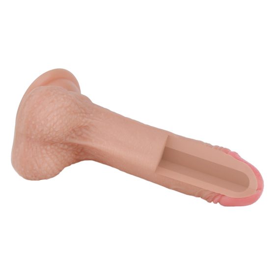 Lovetoy Nature Cock - Dual Layer Realistic Dildo - 18cm (Natural)