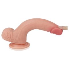   Lovetoy Nature Cock - Dual-Layer Realistic Dildo - 20cm (Natural)