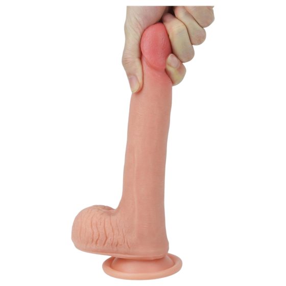 Lovetoy Nature Cock - dual-layer realistic dildo - 20cm (natural)