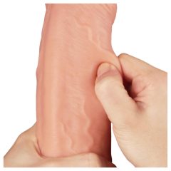   Lovetoy Nature Cock - Double Layer Realistic Dildo - 28cm (Natural)