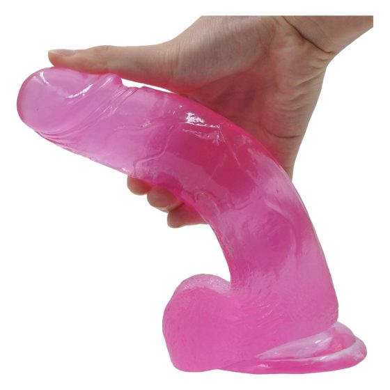 Lovetoy Jelly Studs - Suction Cup Realistic Dildo - 20cm (Pink)