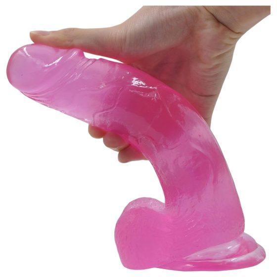 Lovetoy Jelly Studs - Suction Cup Realistic Dildo - 20cm (Pink)