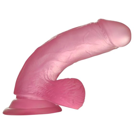 Lovetoy Jelly Studs - realistic dildo with suction base - 15cm (pink)