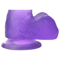   Lovetoy Jelly Studs - Realistic Suction Cup Dildo - 15cm (Purple)