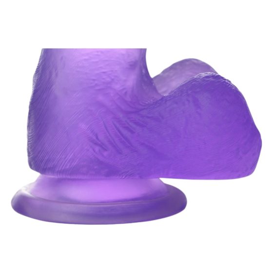 Lovetoy Jelly Studs - Realistic Suction Cup Dildo - 15cm (Purple)