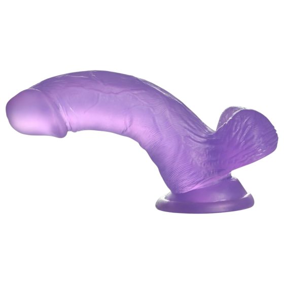 Lovetoy Jelly Studs - Realistic Suction Cup Dildo - 15cm (Purple)