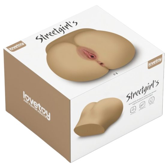 Lovetoy Streetgirl's 4 - artificial vagina and buttocks torso (natural)