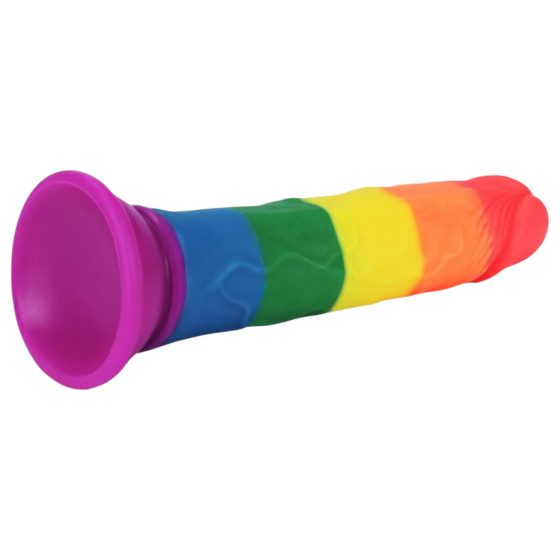 Lovetoy Prider - Lifelike Dildo - 19cm (Rainbow)