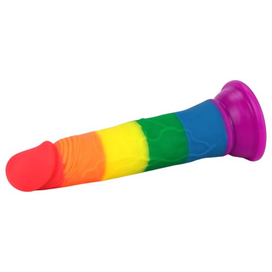 Lovetoy Prider - Lifelike Dildo - 19cm (Rainbow)