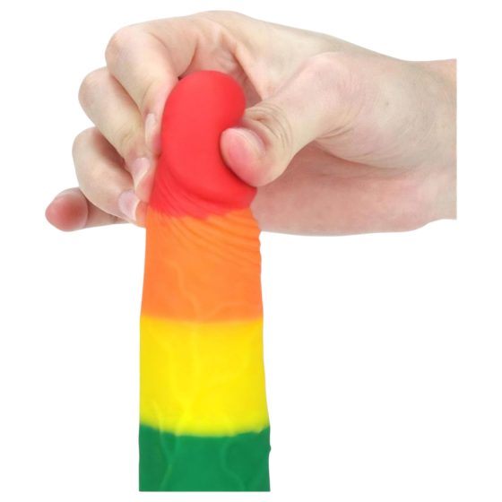 Lovetoy Prider - Lifelike Dildo - 19cm (Rainbow)