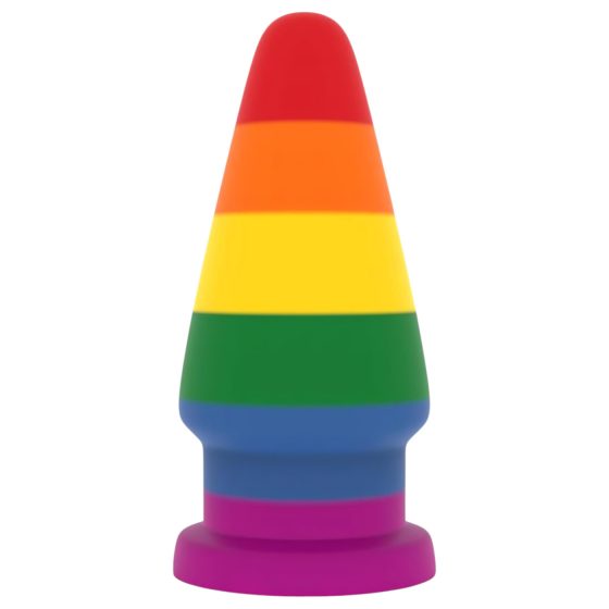 Lovetoy Prider - anal expander plug - 15 cm (rainbow)