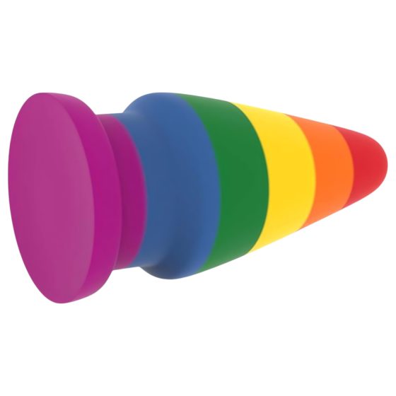 Lovetoy Prider - anal expander plug - 15 cm (rainbow)