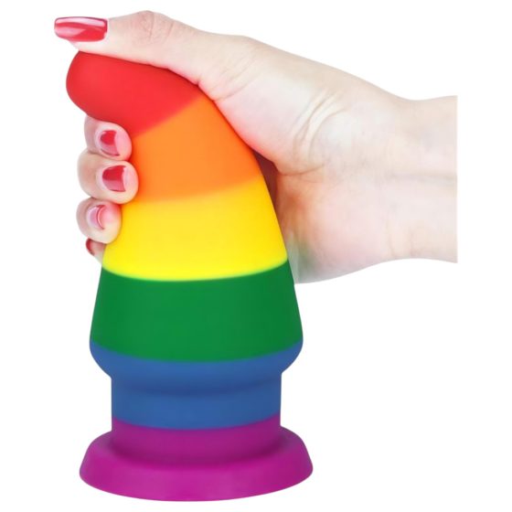 Lovetoy Prider - Rainbow Anal Expander Dildo - 15cm