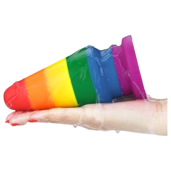 Lovetoy Prider - Rainbow Anal Expander Dildo - 15cm