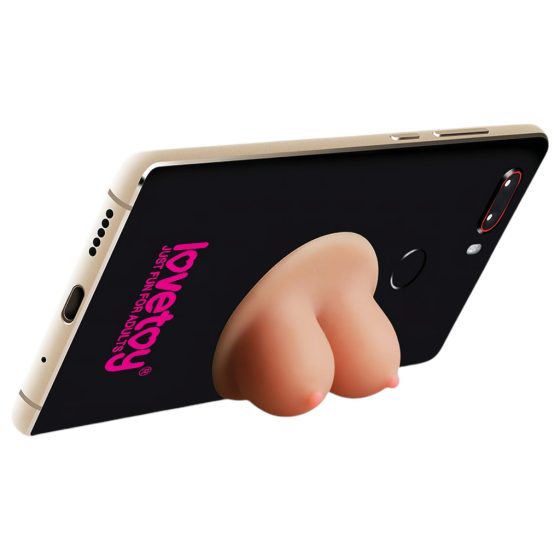 LoveToy - Suction Cup Phone Holder with Breasts (Natural)