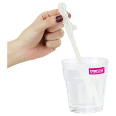 Lovetoy - Penis Light-Up Straw (White)