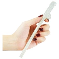 Lovetoy - Penis-Shaped Glow Straw (White)