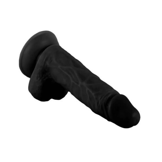 Mr. Rude - Suction Cup Realistic Dildo - 7.5 inches (Black)