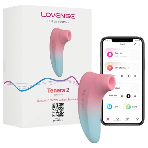 LOVENSE Tenera 2 - Smart Clitoral Vibrator (Blue-Pink)