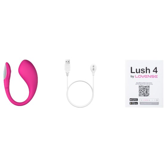 LOVENSE Lush 4 - Smart Vibrating Egg (Pink)