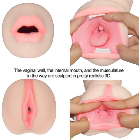 / Tracy's Dog Pocket - Realistic Mouth and Vagina Masturbator (Natural)