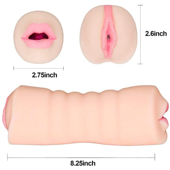 / Tracy's Dog Pocket - Realistic Mouth and Vagina Masturbator (Natural)