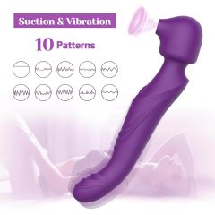   Tracy's Dog Wand - Waterproof, Rechargeable, Pulsating Massage Vibrator (Purple)