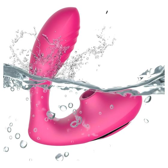 Tracy's Dog 2 - Air Pulse 2in1 Vibrator (Pink)