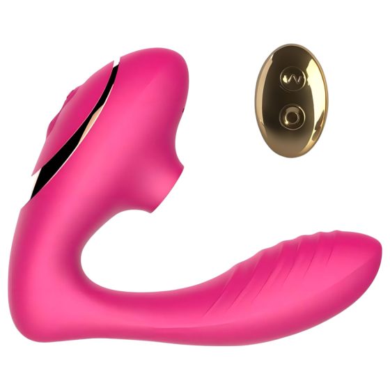 Tracy's Dog 2 - Air Pulse 2in1 Vibrator (Pink)