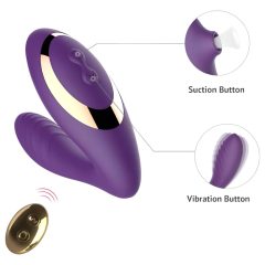 Tracy's Dog 2 - Airwave 2-in-1 Vibrator (Purple)