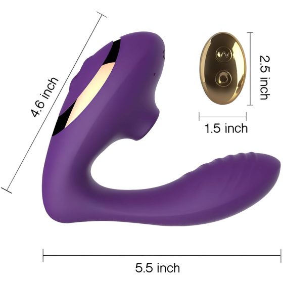 Tracy's Dog 2 - Airwave 2-in-1 Vibrator (Purple)